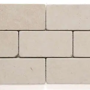 Nazare White 2"x4" Mosaic