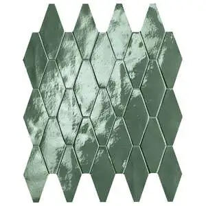 Piper Rombi Mosaic Salvia Brilliante Porcelain Tile