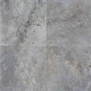 Silver Travertine Pool Coping