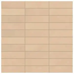Pottery 12x12 Listel Mosaic Creta Matte Terracotta Look