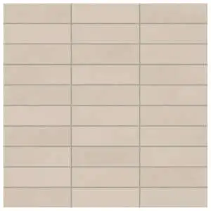 Pottery 12x12 Listel Mosaic Argilla Matte Terracotta Look