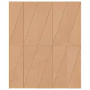 Pottery 12x13 Cuneo Mosaic Terracotta Matte Terracotta Look