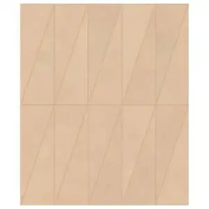 Pottery 12x13 Cuneo Mosaic Creta Matte Terracotta Look Porcelain