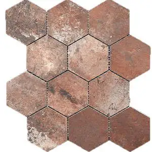 Red Hexagon Mosaic