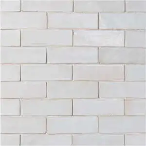 Zel Zellige Bejmat Fez White Gloss