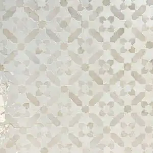 Zel Zellige Habiba Atlas Snow/desert White Gloss