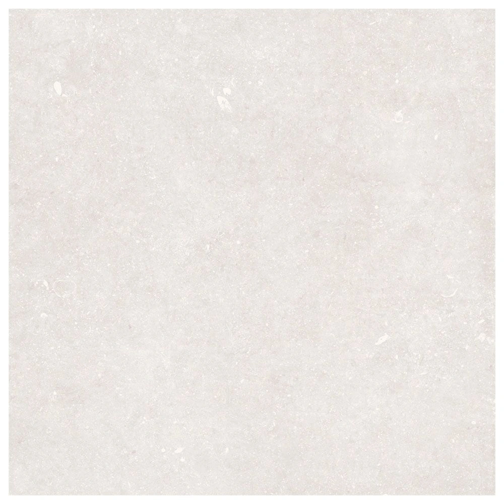 Haze White Matte Limestone Look Porcelain Tile