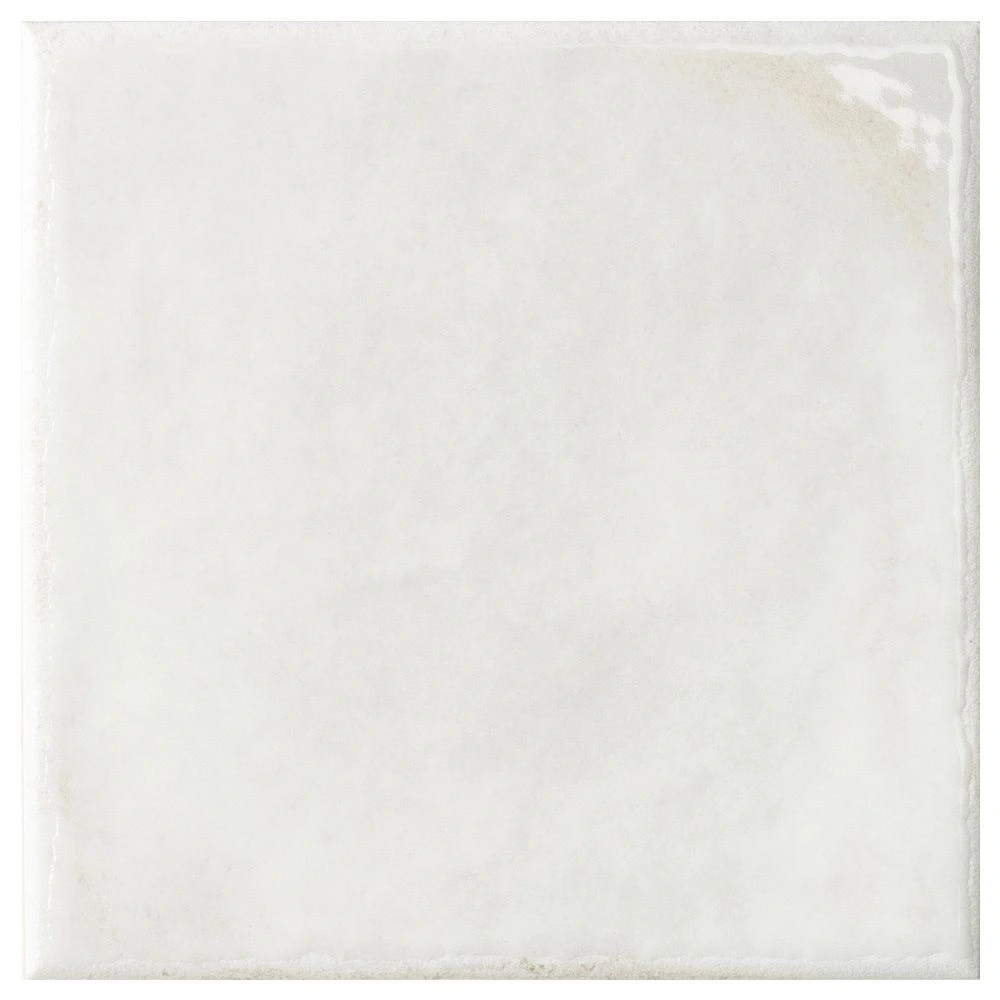 Isla 8x8 White Glossy Porcelain Tile