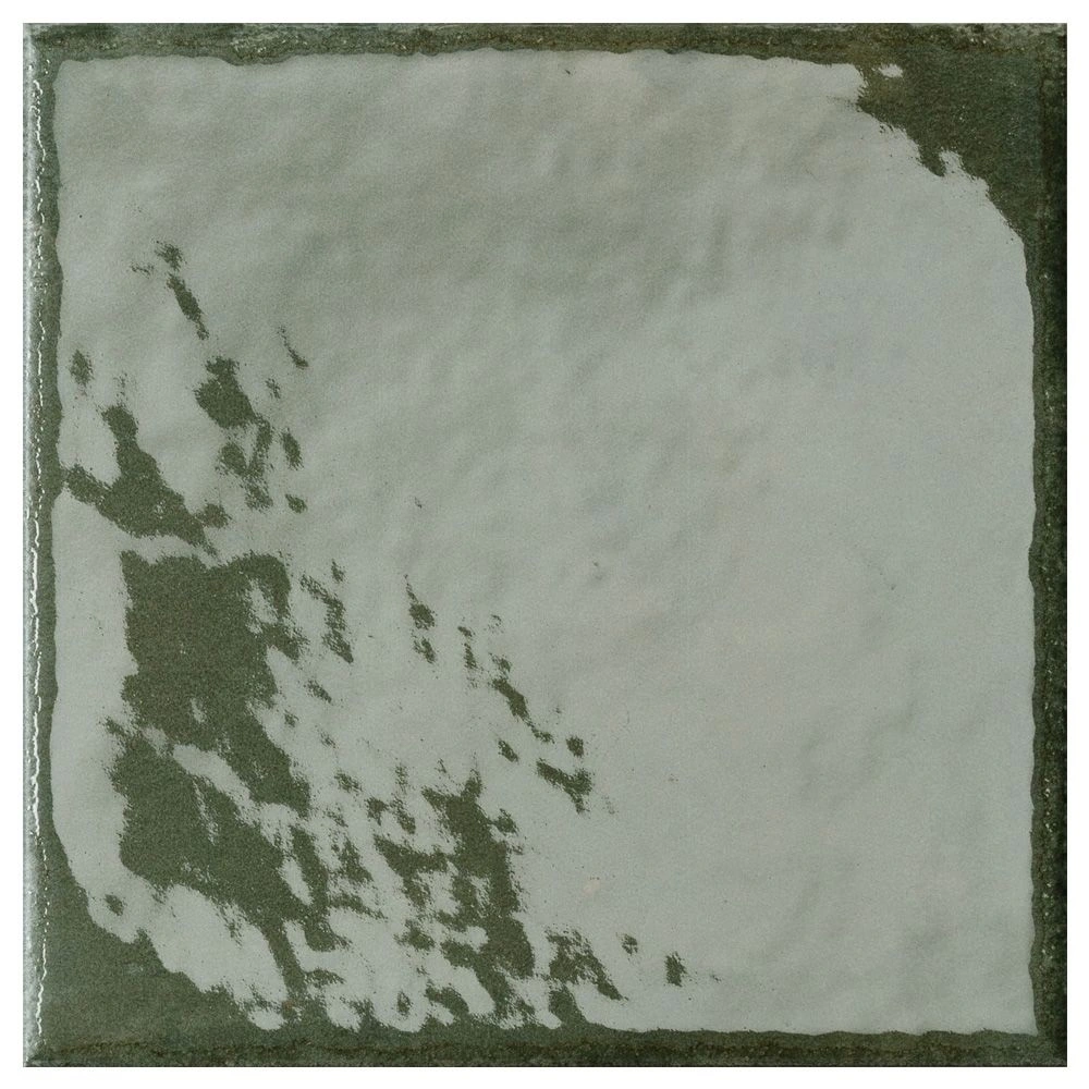 Isla 8x8 Green Glossy Porcelain Tile