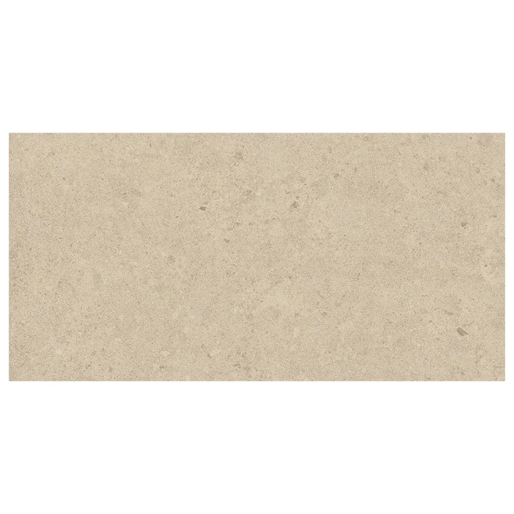 Ivory Matte Limestone Look Porcelain Tile