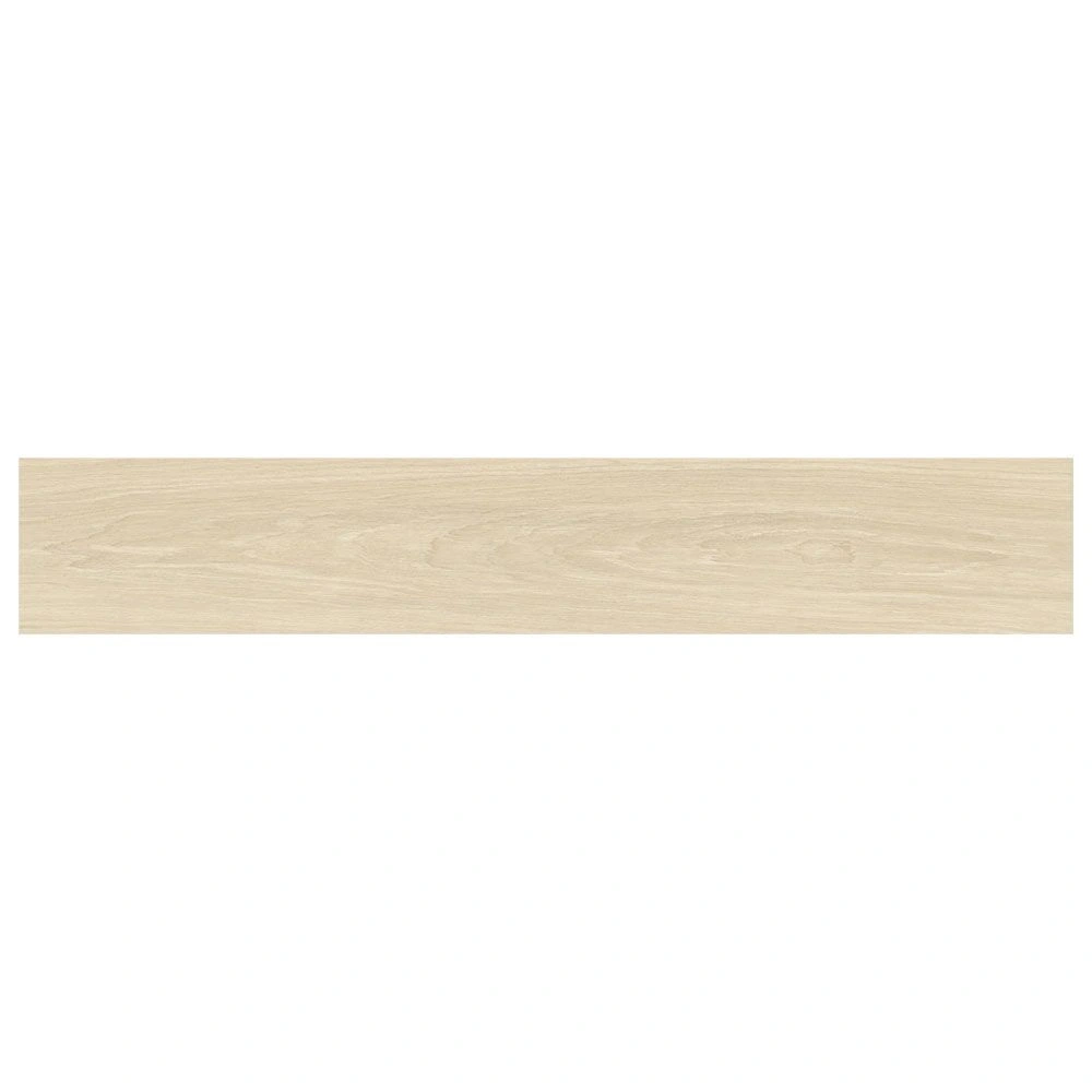 Log Select 8x48 Ivory Pure Matte Wood Look Porcelain Tile