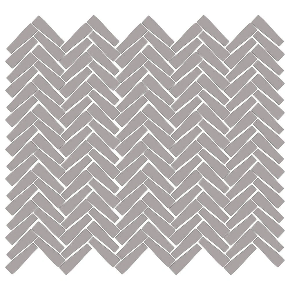 Nash 11x11 Midtown Silver Glass Mosaic Tile