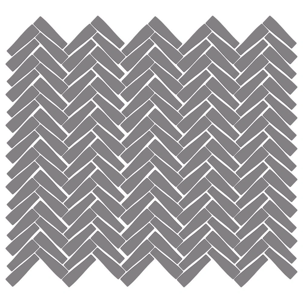 Nash 11x11 Midtown Ash Glass Mosaic Tile