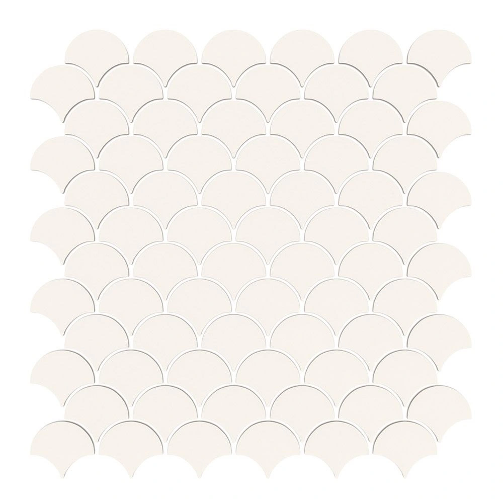 Nash 11x12 Brentwood White Glass Mosaic Tile