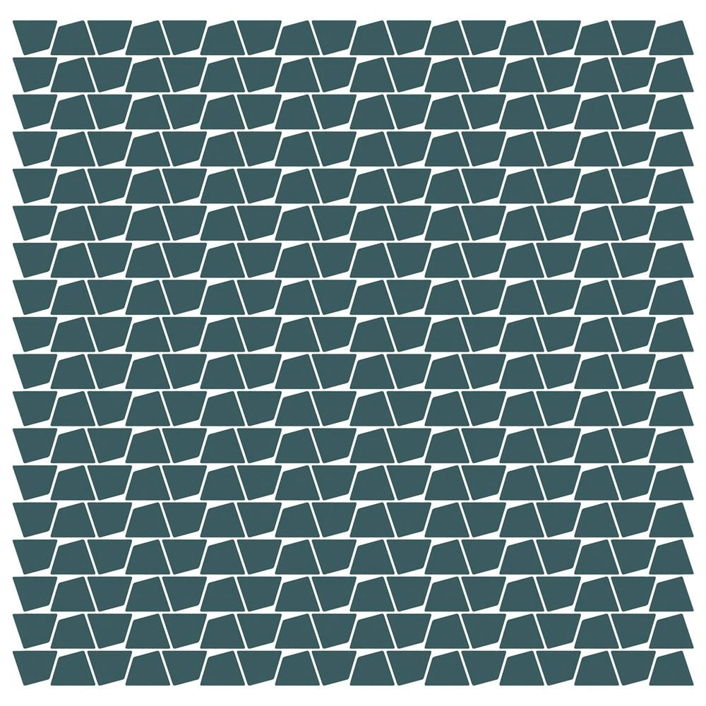 Nash 12x12 Broadway Cyan Glass Mosaic Tile