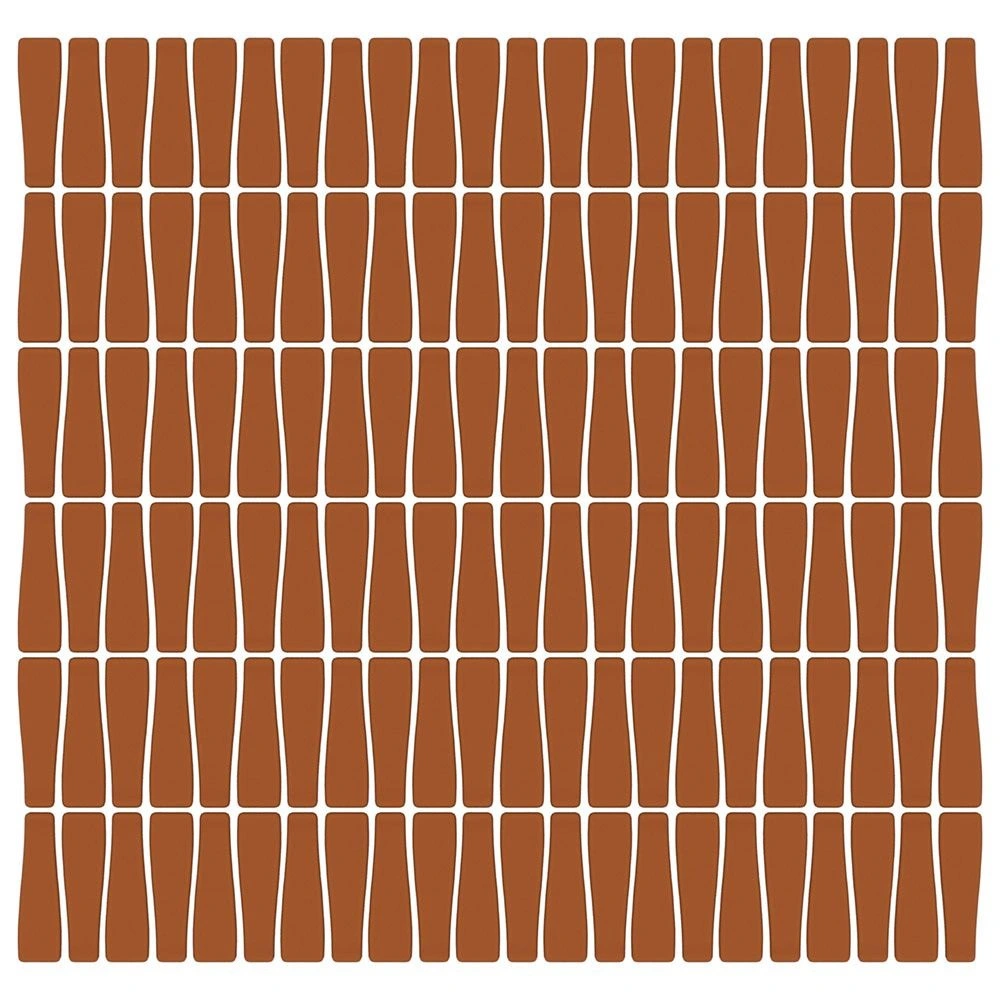 Nash 12x12 Sobro Amber Glass Mosaic Tile