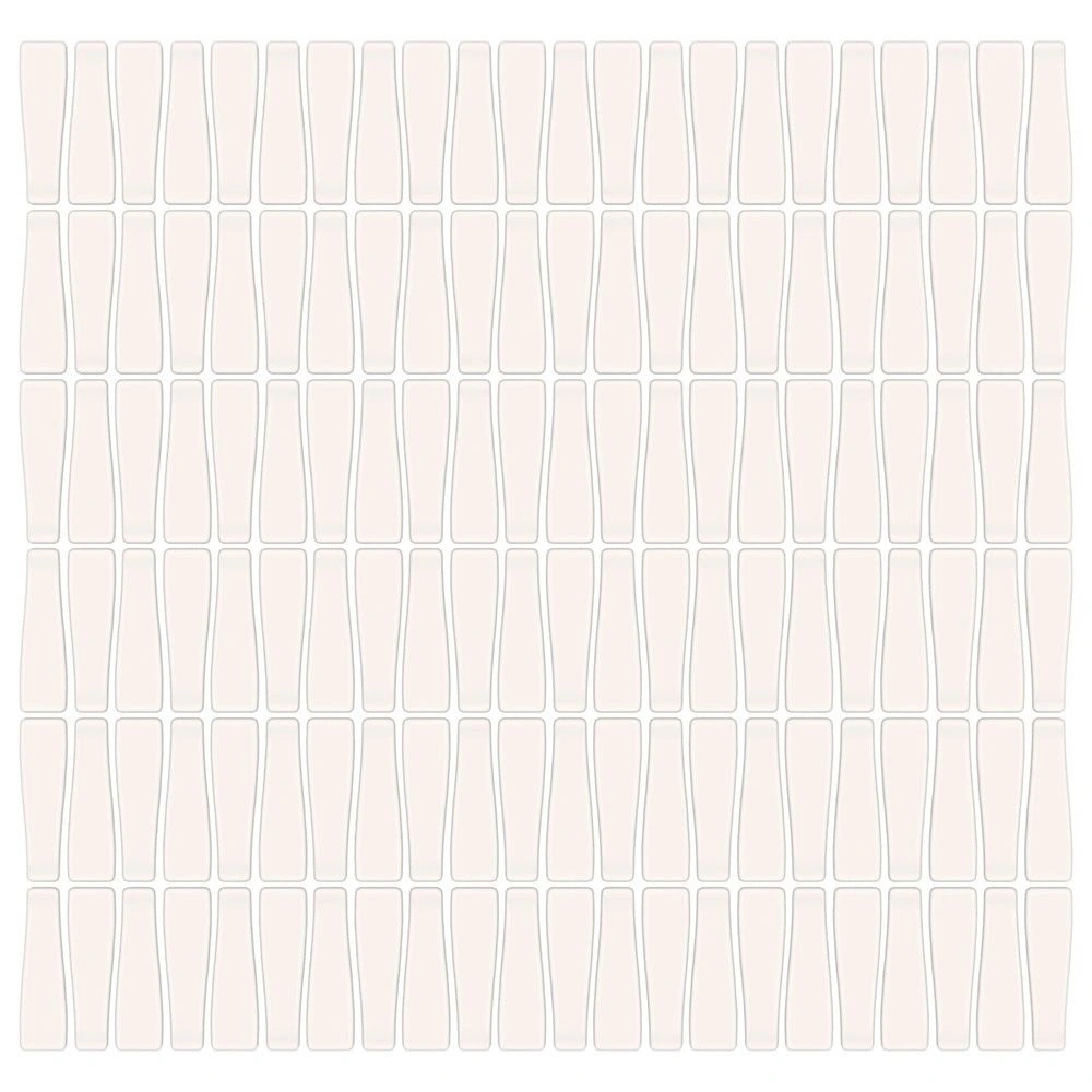 Nash 12x12 Sobro White Glass Mosaic Tile