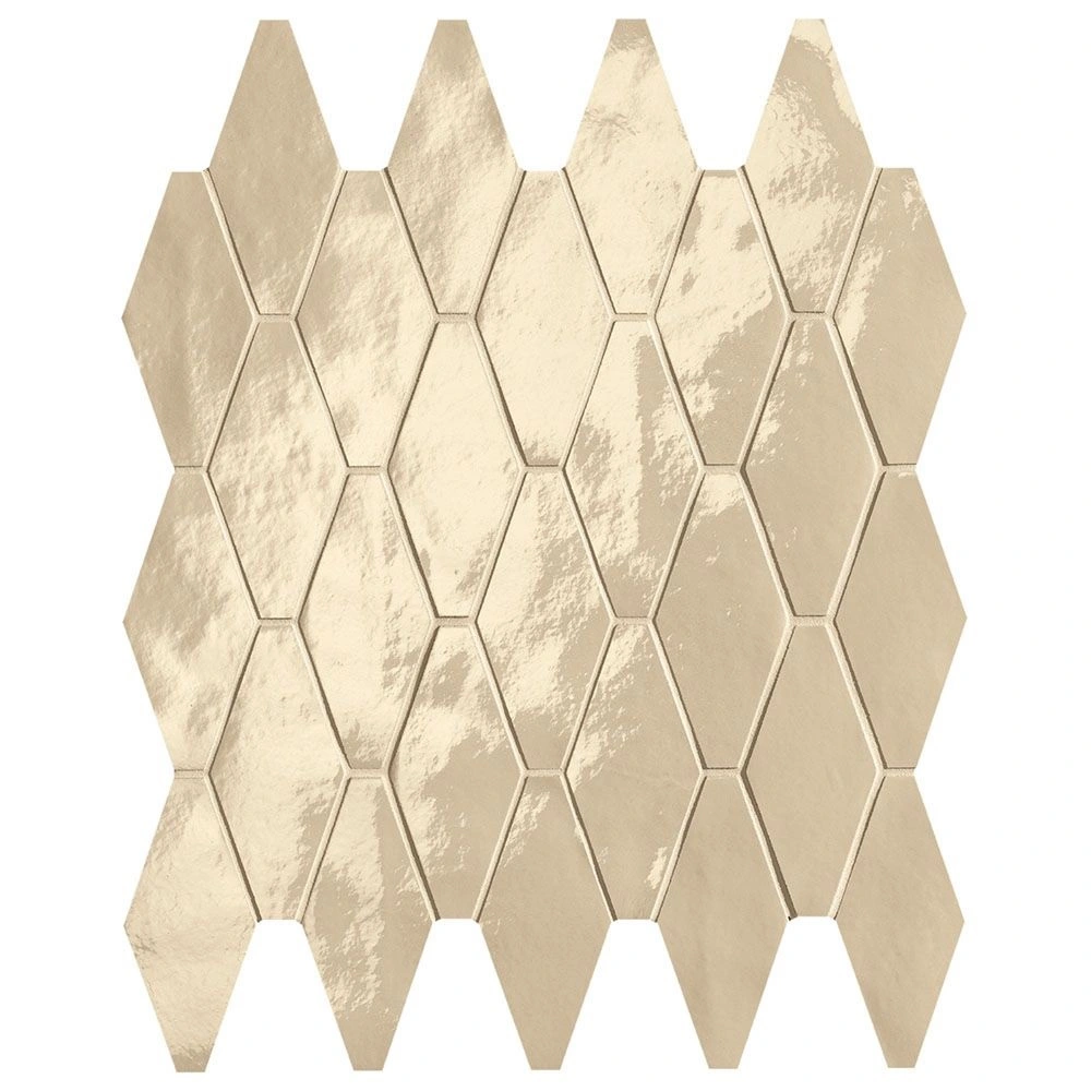 Piper Rombi Mosaic Beige Brilliante Porcelain Tile