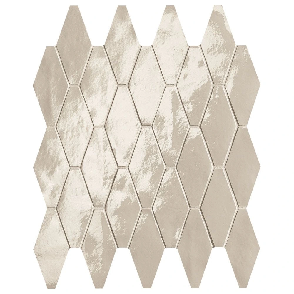 Piper Rombi Mosaic Avorio Brilliante Porcelain Tile