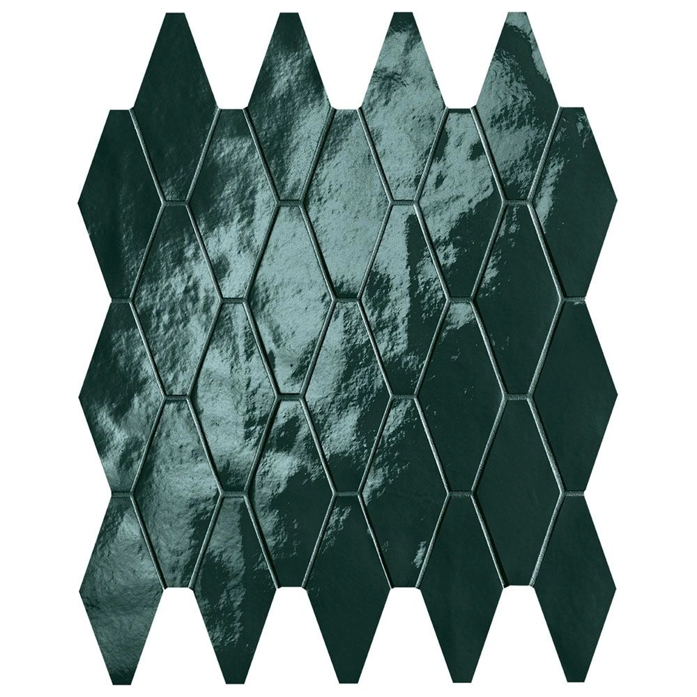 Piper Rombi Mosaic Petrolio Brilliante Porcelain Tile