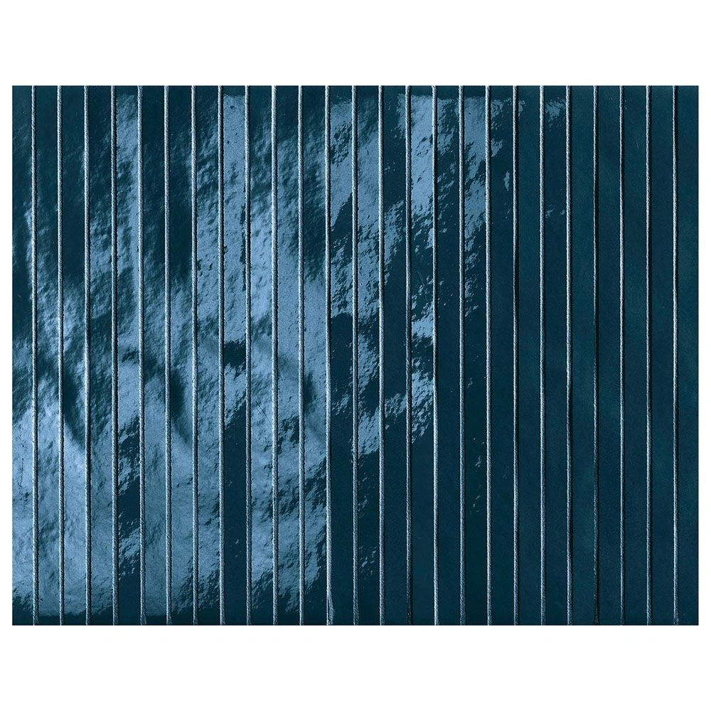 Piper Tratti Mosaic Blu Navy Brilliante Porcelain Tile
