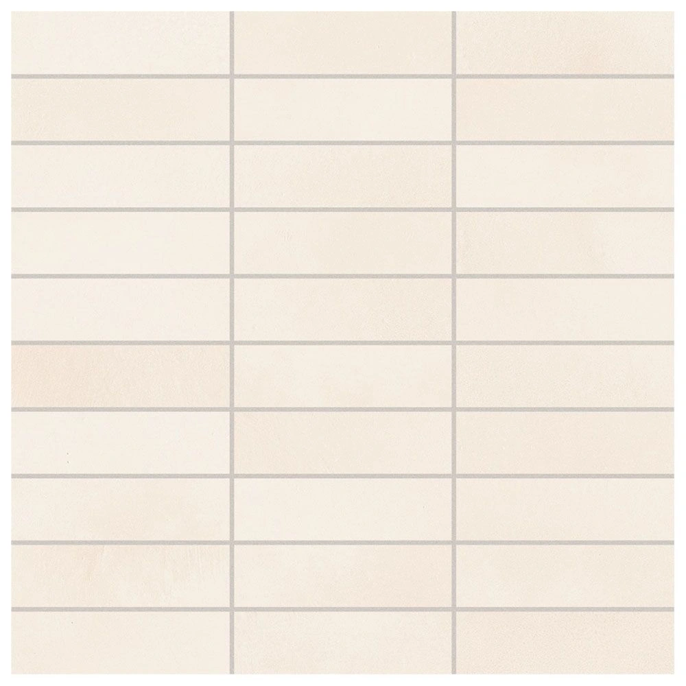 Pottery 12x12 Listel Mosaic Talco Matte Terracotta Look