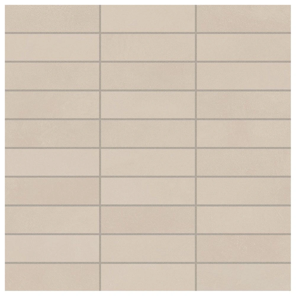 Pottery 12x12 Listel Mosaic Argilla Matte Terracotta Look
