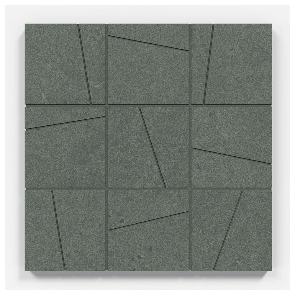 Argent 2.0 Enchanted Forest 4X4 Angular Mosaic Unpolished Stone
