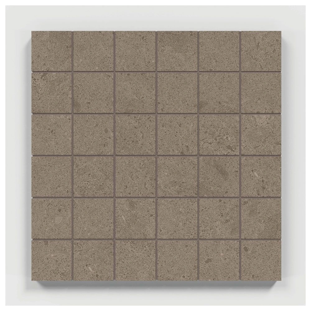 Argent 2.0 Concrete Jungle 2X2 Mosaic Unpolished Stone Look Porc