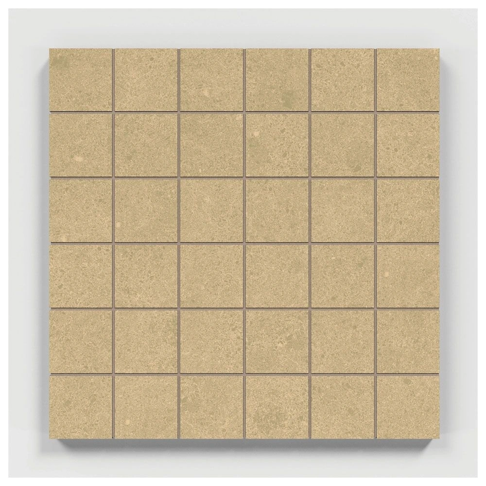 Argent 2.0 Golden Glow 2X2 Mosaic Unpolished Stone Look
