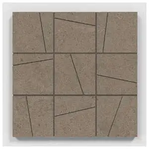 Argent 2.0 Concrete Jungle 4X4 Angular Mosaic Unpolished Stone L