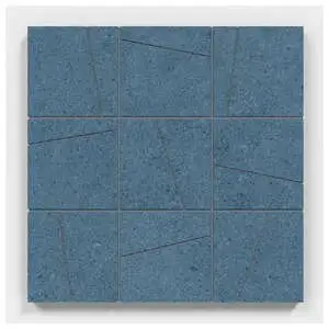 Argent 2.0 Memphis Blue 4X4 Angular Mosaic Unpolished Stone Look