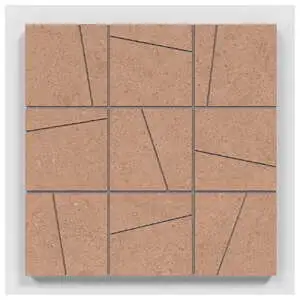 Argent 2.0 Sunkissed Rose 4X4 Angular Mosaic Unpolished Stone