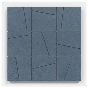 Argent 2.0 Night Sky 4X4 Angular Mosaic Unpolished Stone Look