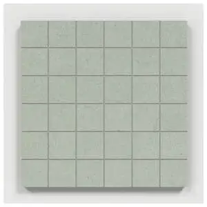 Argent 2.0 Silver Sage 2X2 Mosaic Unpolished Stone Look Porcelai