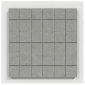 Argent 2.0 Grey Tabby 2X2 Mosaic Unpolished Stone Look Porcelain