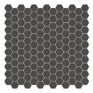Pastelli Cenere Hex Matte Porcelain Mosaic