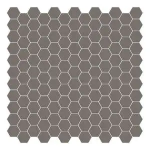 Pastelli Ostrica Hex Matte Porcelain Mosaic
