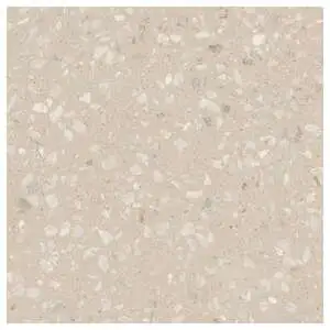 Taupe Matte Terrazzo Look Porcelain Tile