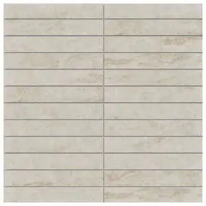 Sociale 1x6 Mosaic Taj Mahal Feathersoft Stone Look Porcelain