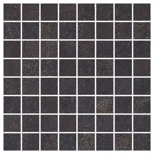 Thera 1.5x1.5 Facets Mosaic Charcoal Natural