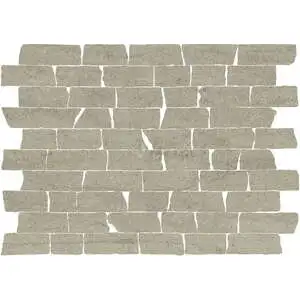 Beige Cross-Cut Mos Broken
