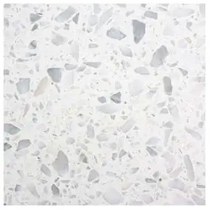 Torcello 24x24 Bianco Carrara Brushed Cement Terrazzo Tile