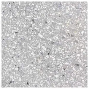 Torcello 24x24 Bardiglio Brushed Cement Terrazzo Tile