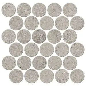 Trajectory 2.5in Pennyround Mosaic Path Unpolished Concrete Look