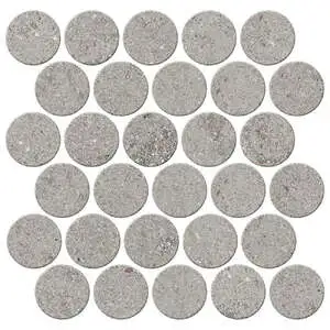 Trajectory 2.5in Pennyround Mosaic Direction Unpolished Concrete