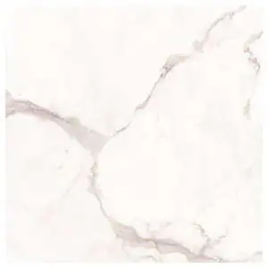 White Matte Marble Look Porcelain Tile