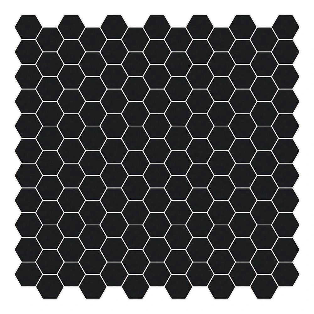 Pastelli Antracite Hex Matte Porcelain Mosaic
