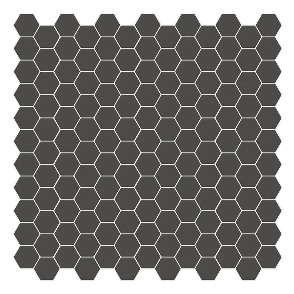 Pastelli Cenere Hex Matte Porcelain Mosaic