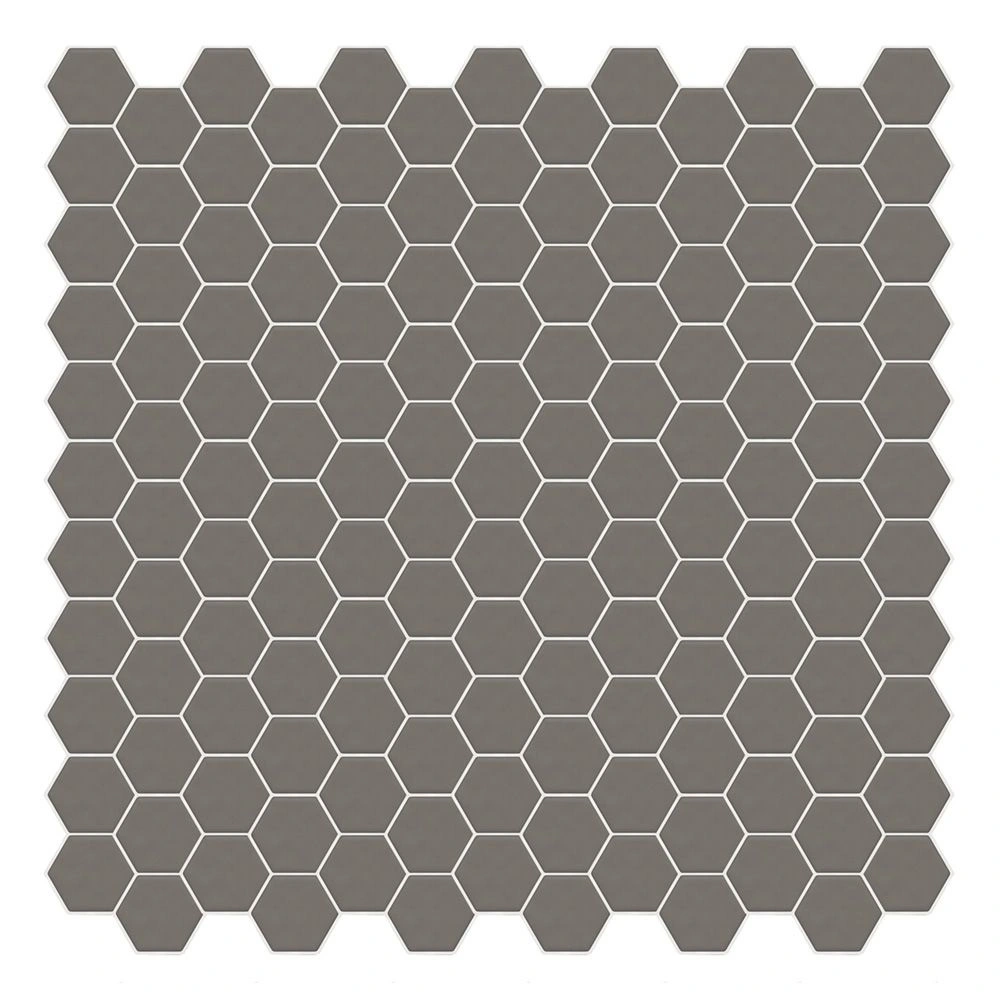 Pastelli Ostrica Hex Matte Porcelain Mosaic